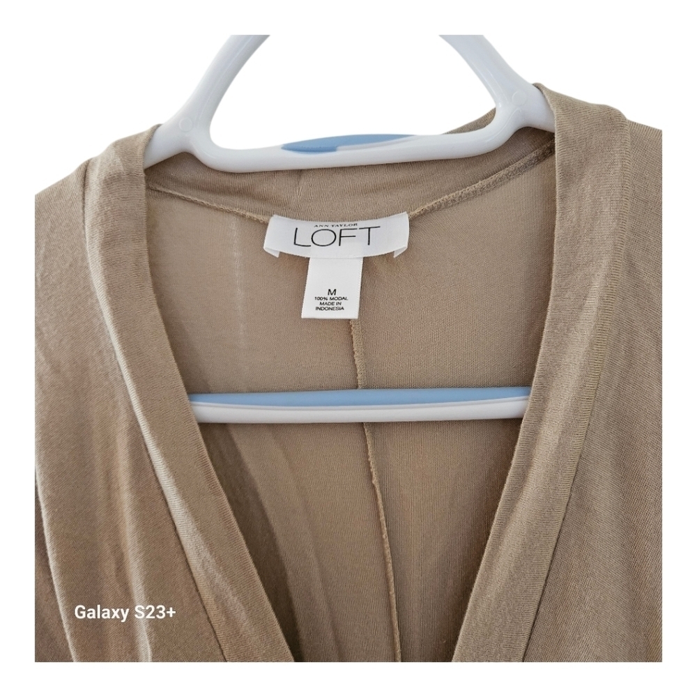 Loft Ladies V Neck Jersey Tshirt with Ties Size M - Picture 4 of 5